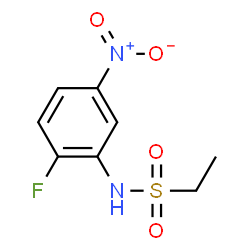 ChemSpider 2D Image | N-(2-Fluoro-5-nitrophenyl)ethanesulfonamide | C8H9FN2O4S
