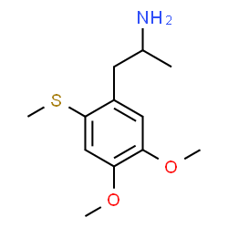 ChemSpider 2D Image | 2-METHYLTHIO-4,5-DIMETHOXYAMPHETAMINE | C12H19NO2S