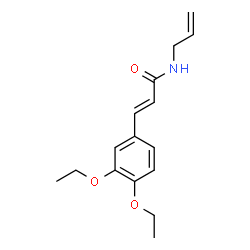 ChemSpider 2D Image | (2E)-N-Allyl-3-(3,4-diethoxyphenyl)acrylamide | C16H21NO3