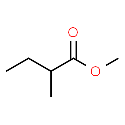 ChemSpider 2D Image | Methyl 2-methylbutyrate | C6H12O2