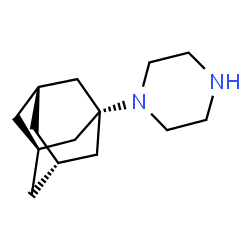 ChemSpider 2D Image | 1-(1-Adamantyl)Piperazine | C14H24N2