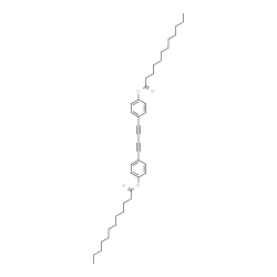 ChemSpider 2D Image | 1,3-Butadiyne-1,4-diyldi-4,1-phenylene didodecanoate | C40H54O4