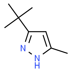 ChemSpider 2D Image | 3-tert-butyl-5-methylpyrazole | C8H14N2