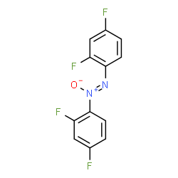ChemSpider 2D Image | Diazene, bis(2,4-difluorophenyl)-, 1-oxide | C12H6F4N2O