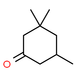 ChemSpider 2D Image | 3,3,5-Trimethylcyclohexanone | C9H16O