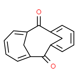 ChemSpider 2D Image | syn-7,14-Dihydro-1,6:8,13-bismethano(14)annulene-7,14-dione | C16H12O2