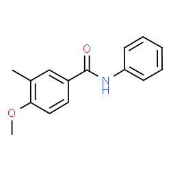 ChemSpider 2D Image | 4-Methoxy-3-methyl-N-phenylbenzamide | C15H15NO2