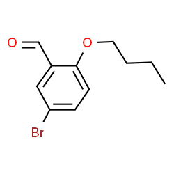 ChemSpider 2D Image | 5-Bromo-2-butoxybenzaldehyde | C11H13BrO2