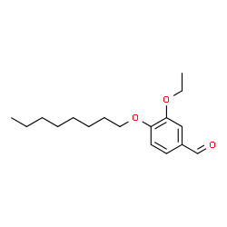 ChemSpider 2D Image | 3-Ethoxy-4-(octyloxy)benzaldehyde | C17H26O3