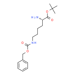 ChemSpider 2D Image | 2-Methyl-2-propanyl N~6~-[(benzyloxy)carbonyl]-L-lysinate | C18H28N2O4