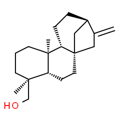 ChemSpider 2D Image | (5beta,8alpha,9beta,10alpha,13alpha)-Kaur-16-en-19-ol | C20H32O