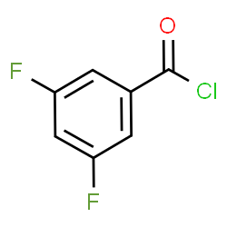 ChemSpider 2D Image | 3,5-Difluorobenzoyl chloride | C7H3ClF2O