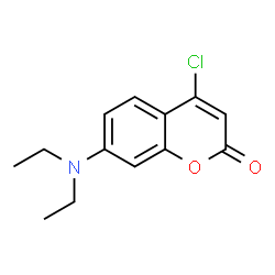 ChemSpider 2D Image | Coumarin, 4-chloro-7-diethylamino- | C13H14ClNO2