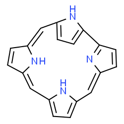 ChemSpider 2D Image | (5Z,9Z,15Z)-22,23-dihydro-21H-corrin | C19H14N4