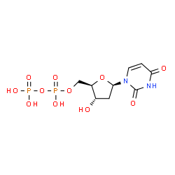 ChemSpider 2D Image | dUDP | C9H14N2O11P2