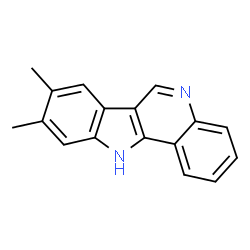 ChemSpider 2D Image | 8,9-Dimethyl-11H-indolo(3,2-c)quinoline | C17H14N2