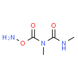 ChemSpider 2D Image | 1-[(Aminooxy)carbonyl]-1,3-dimethylurea | C4H9N3O3