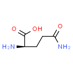 ChemSpider 2D Image | D-(-)-Glutamine | C5H10N2O3