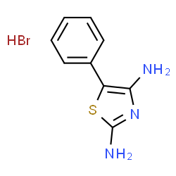 ChemSpider 2D Image | Amiphenazole hydrobromide | C9H10BrN3S
