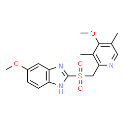ChemSpider 2D Image | Omeprazole Sulfone | C17H19N3O4S