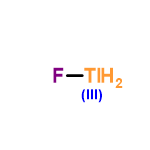 InChI=1/FH.Tl.2H/h1H;;;/q;+1;;/p-1/rFH2Tl/c1-2/h2H2
