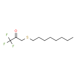ChemSpider 2D Image | 1,1,1-TRIFLUORO-3-(OCTYLTHIO)ACETONE | C11H19F3OS