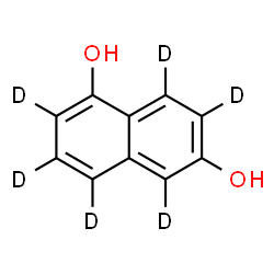 ChemSpider 2D Image | 1,6-(~2~H_6_)Naphthalenediol | C10H2D6O2