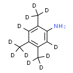 ChemSpider 2D Image | 2,4,5-Tris[(~2~H_3_)methyl](~2~H_2_)aniline | C9H2D11N