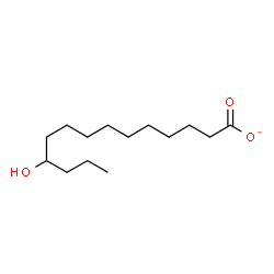 ChemSpider 2D Image | 11-Hydroxytetradecanoate | C14H27O3