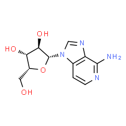 ChemSpider 2D Image | 1-(beta-D-Xylofuranosyl)-1H-imidazo[4,5-c]pyridin-4-amine | C11H14N4O4