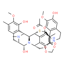 ChemSpider 2D Image | (1S,1'R,2'S,3'R,11'S,12'R,14'R)-5',6,12'-Trihydroxy-6',7-dimethoxy-7',21',30'-trimethyl-27'-oxo-3,4-dihydro-2H-spiro[isoquinoline-1,26'-[17,19,28]trioxa[24]thia[13,30]diazaheptacyclo[12.9.6.1~3,11~.0~
2,13~.0~4,9~.0~15,23~.0~16,20~]triaconta[4,6,8,15,20,22]hexaen]-22'-yl acetate | C39H43N3O11S