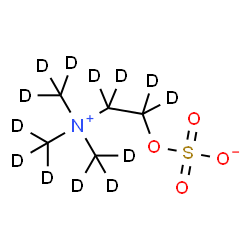 ChemSpider 2D Image | 2-{Tris[(~2~H_3_)methyl]ammonio}(~2~H_4_)ethyl sulfate | C5D13NO4S