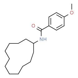 ChemSpider 2D Image | N-Cyclododecyl-4-methoxybenzamide | C20H31NO2