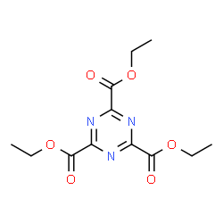 ChemSpider 2D Image | Triethyl 1,3,5-triazine-2,4,6-tricarboxylate | C12H15N3O6