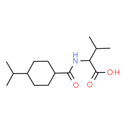 ChemSpider 2D Image | N-[(4-Isopropylcyclohexyl)carbonyl]valine | C15H27NO3
