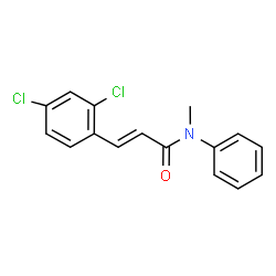 ChemSpider 2D Image | (2E)-3-(2,4-Dichlorophenyl)-N-methyl-N-phenylacrylamide | C16H13Cl2NO