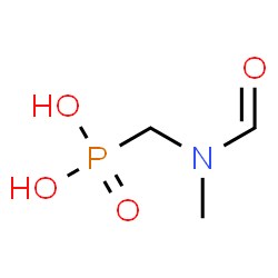 ChemSpider 2D Image | {[Formyl(methyl)amino]methyl}phosphonic acid | C3H8NO4P