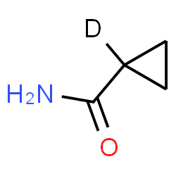 ChemSpider 2D Image | (1-~2~H)Cyclopropanecarboxamide | C4H6DNO