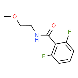 ChemSpider 2D Image | 2,6-Difluoro-N-(2-methoxyethyl)benzamide | C10H11F2NO2