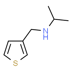 ChemSpider 2D Image | N-(3-Thienylmethyl)-2-propanamine | C8H13NS