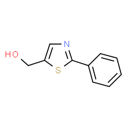 ChemSpider 2D Image | (2-phenylthiazol-5-yl)methanol | C10H9NOS