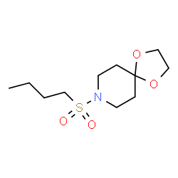 ChemSpider 2D Image | 8-(Butylsulfonyl)-1,4-dioxa-8-azaspiro[4.5]decane | C11H21NO4S
