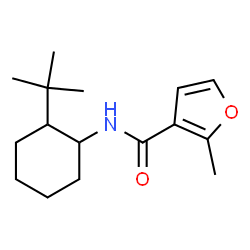 ChemSpider 2D Image | N-(2-tert-Butylcyclohexyl)-2-methyl-3-furamide | C16H25NO2