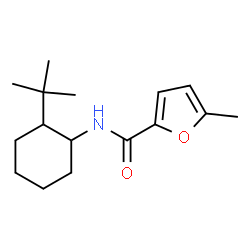 ChemSpider 2D Image | N-(2-tert-Butylcyclohexyl)-5-methyl-2-furamide | C16H25NO2