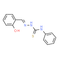 ChemSpider 2D Image | salicylaldehyde 4-phenylthiosemicarbazone | C14H13N3OS