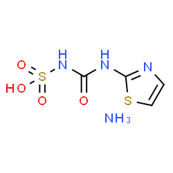 ChemSpider 2D Image | (1,3-Thiazol-2-ylcarbamoyl)sulfamic acid ammoniate (1:1) | C4H8N4O4S2
