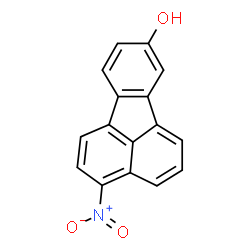 ChemSpider 2D Image | 3-Nitro-8-fluoranthenol | C16H9NO3