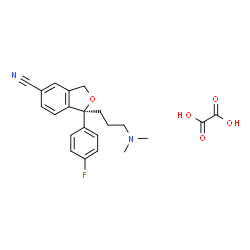 ChemSpider 2D Image | (+)-(S)-Citalopram oxalate | C22H23FN2O5