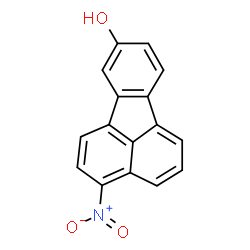 ChemSpider 2D Image | 4-Nitro-8-fluoranthenol | C16H9NO3
