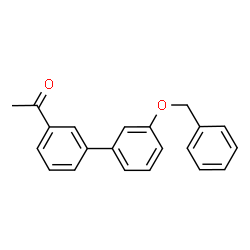 ChemSpider 2D Image | 1-[3'-(Benzyloxy)-3-biphenylyl]ethanone | C21H18O2
